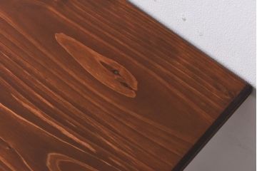 ラフジュ工房オリジナル ヒノキ材 イエローペイントのリフティングテーブル(サイドテーブル、センターテーブル、作業台)(3)