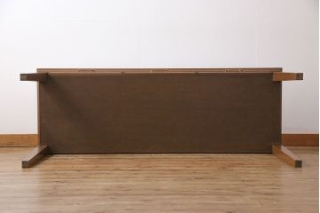 中古　特注品!　maruni(マルニ)　地中海ロイヤルシリーズ　ワイドデスク(ダイニングテーブル)(定価約36万円)