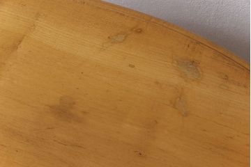 ヴィンテージ家具　イギリスビンテージ　カーブの付いたスリムな脚がおしゃれなサイドテーブル(花台、飾り台)