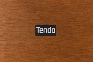 アンティーク雑貨　中古　天童木工　シンプルなラウンド型サイドテーブル(センターテーブル、コーヒーテーブル、花台)(2)