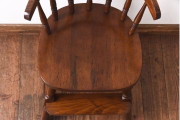 中古　柏木工　上質な木の風合いを楽しめるキッズチェア(子供用チェア、椅子)
