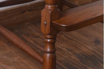中古　柏木工　上質な木の風合いを楽しめるキッズチェア(子供用チェア、椅子)
