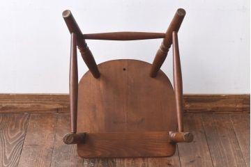 中古　柏木工　上質な木の風合いを楽しめるキッズチェア(子供用チェア、椅子)