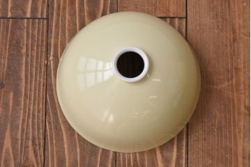 オールドノリタケ・則武(日陶)　チューリップ　照らすと透ける模様が魅力の電笠(天井照明、シェード)