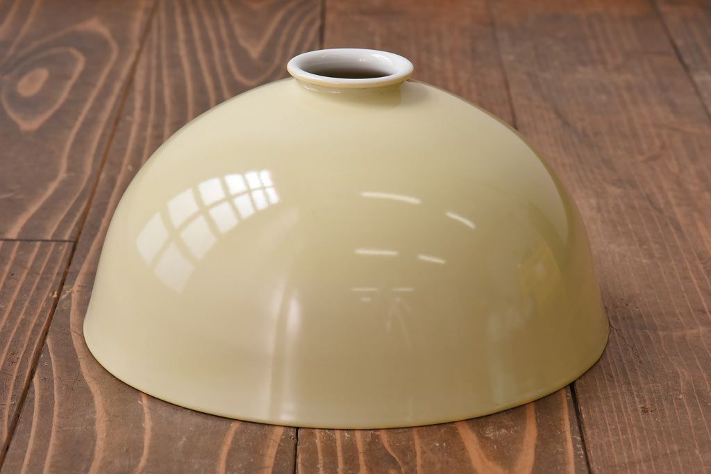 オールドノリタケ・則武(日陶)　チューリップ　照らすと透ける模様が魅力の電笠(天井照明、シェード)