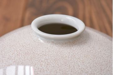 オールドノリタケ・則武(日陶)　ポピー(芥子)　照らすと透ける模様が魅力の電笠(天  井照明、シェード)