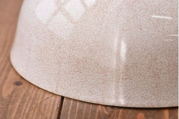 オールドノリタケ・則武(日陶)　ポピー(芥子)　照らすと透ける模様が魅力の電笠(天  井照明、シェード)