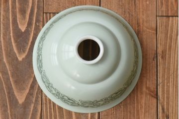 オールドノリタケ・則武(日陶)　やわらかな色合いが魅力的な電笠(天井照明、シェード)