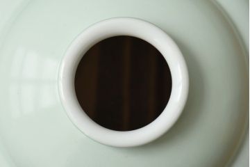 オールドノリタケ・則武(日陶)　やわらかな色合いが魅力的な電笠(天井照明、シェード)