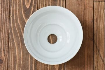 オールドノリタケ・則武(日陶)　やわらかな色合いが魅力的な電笠(天井照明、シェード)