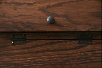 ラフジュ工房オリジナル　3×4マス　かわいらしい取っ手のパタパタ収納棚(マス目棚、戸棚)