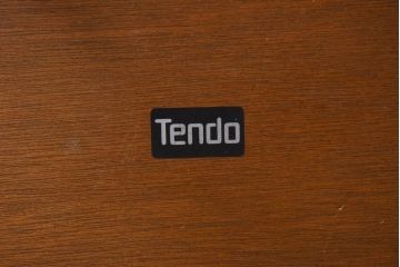 アンティーク雑貨　中古　天童木工　シンプルなラウンド型サイドテーブル(センターテーブル、コーヒーテーブル、花台)(3)