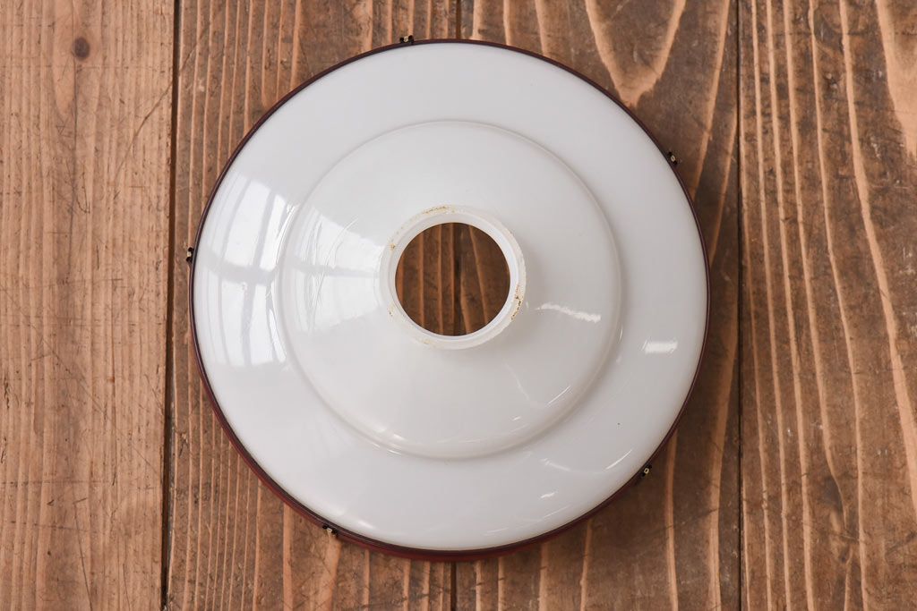 昭和レトロ　網目のような花模様が愛らしいペンダントライト(天井照明、吊り下げ照明)