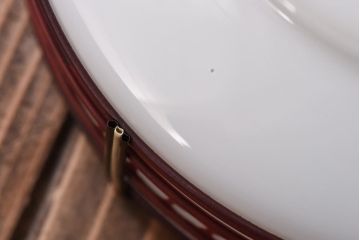 昭和レトロ　網目のような花模様が愛らしいペンダントライト(天井照明、吊り下げ照明)