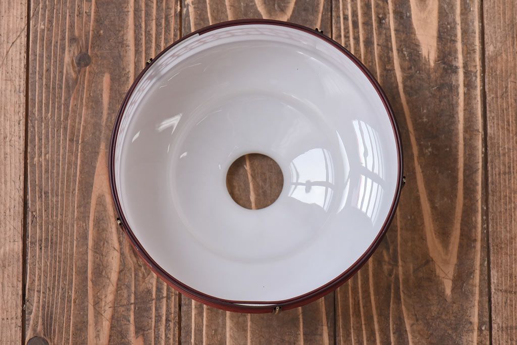 昭和レトロ　網目のような花模様が愛らしいペンダントライト(天井照明、吊り下げ照明)