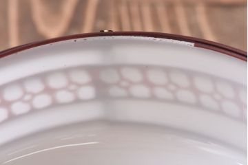 昭和レトロ　網目のような花模様が愛らしいペンダントライト(天井照明、吊り下げ照明)