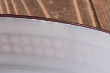 昭和レトロ　網目のような花模様が愛らしいペンダントライト(天井照明、吊り下げ照明)