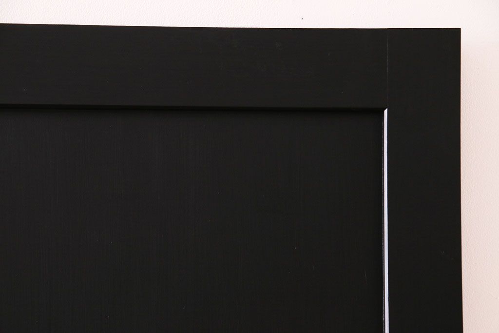 大正ロマン　モダンな雰囲気が魅力のペイント帯戸(ガラス帯戸、引き戸、建具)4枚セット