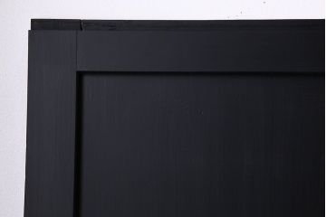 大正ロマン　モダンな雰囲気が魅力のペイント帯戸(ガラス帯戸、引き戸、建具)4枚セット