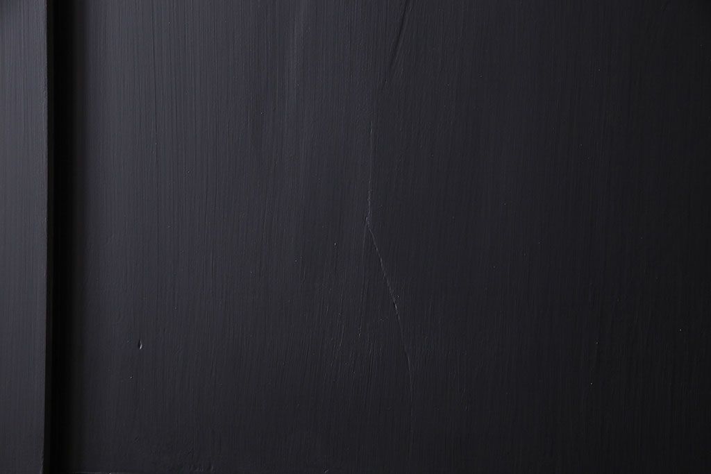 大正ロマン　モダンな雰囲気が魅力のペイント帯戸(ガラス帯戸、引き戸、建具)4枚セット