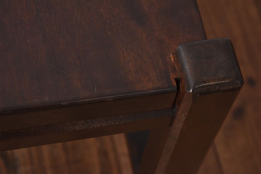 アンティーク雑貨　中古　民芸家具　シンプルで使い勝手の良いスツール(サイドテーブル、飾り台、椅子)