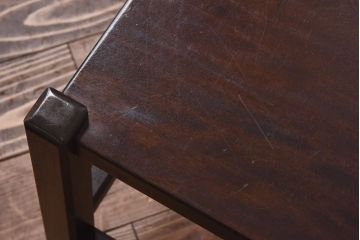 アンティーク雑貨　中古　民芸家具　シンプルで使い勝手の良いスツール(サイドテーブル、飾り台、椅子)