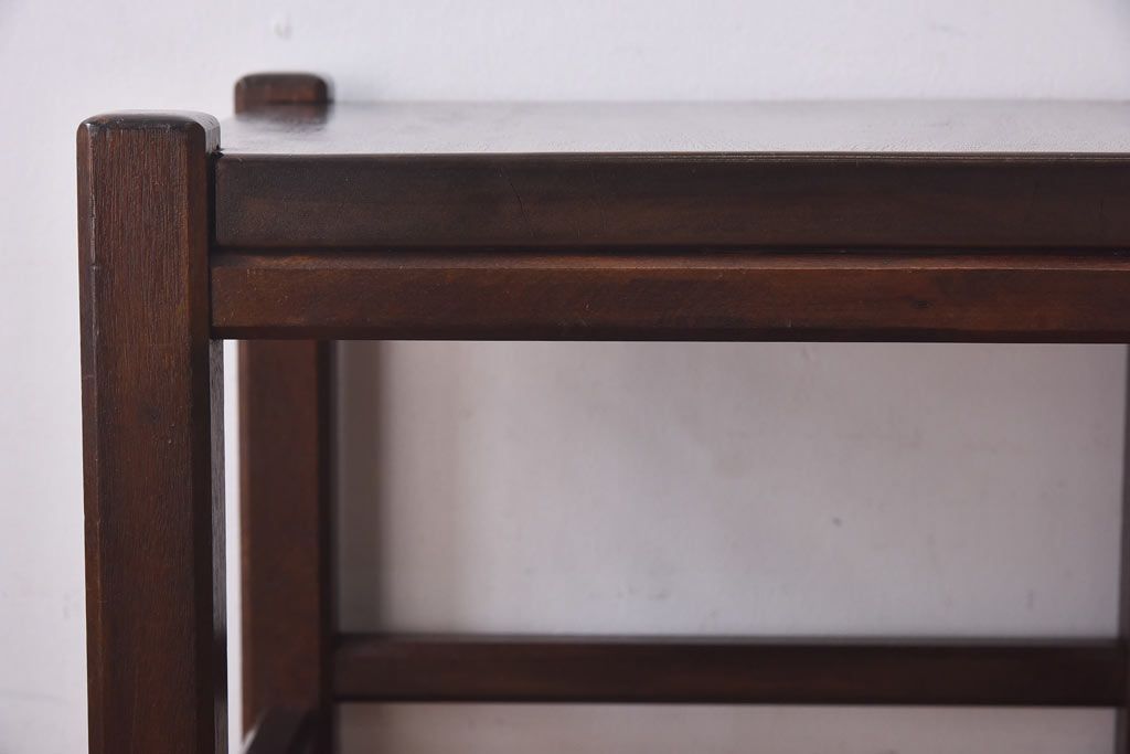 アンティーク雑貨　中古　民芸家具　シンプルで使い勝手の良いスツール(サイドテーブル、飾り台、椅子)