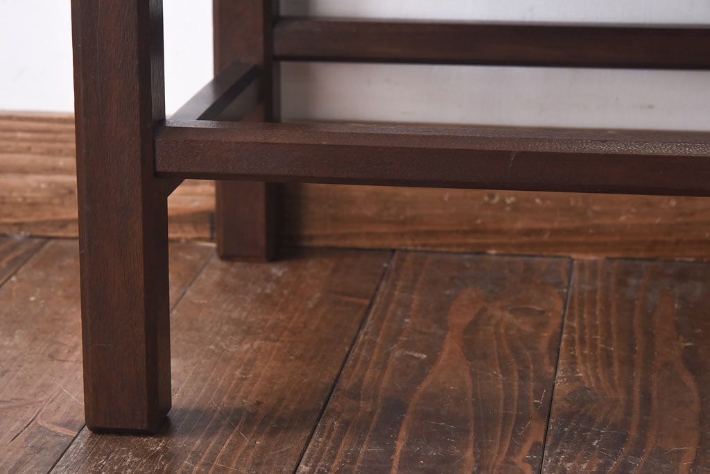 アンティーク雑貨　中古　民芸家具　シンプルで使い勝手の良いスツール(サイドテーブル、飾り台、椅子)