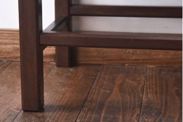 アンティーク雑貨　中古　民芸家具　シンプルで使い勝手の良いスツール(サイドテーブル、飾り台、椅子)