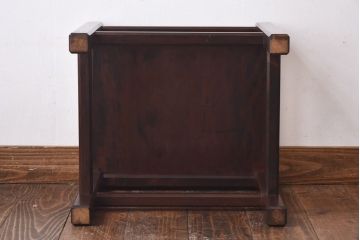 アンティーク雑貨　中古　民芸家具　シンプルで使い勝手の良いスツール(サイドテーブル、飾り台、椅子)