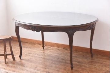 中古　DREXEL HERITAGE(ドレクセルヘリテイジ)　old continent(オールドコンチネント)　ダイニングテーブル(定価約98万円)