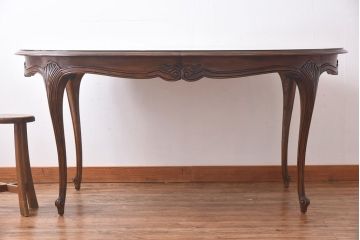 中古　DREXEL HERITAGE(ドレクセルヘリテイジ)　old continent(オールドコンチネント)　ダイニングテーブル(定価約98万円)