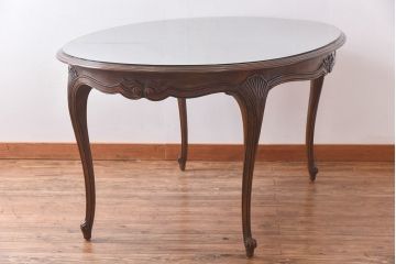 中古　DREXEL HERITAGE(ドレクセルヘリテイジ)　old continent(オールドコンチネント)　ダイニングテーブル(定価約98万円)