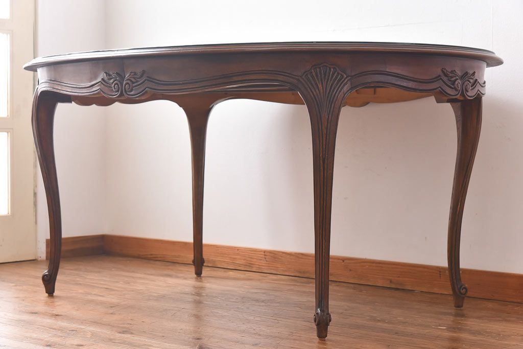 中古　DREXEL HERITAGE(ドレクセルヘリテイジ)　old continent(オールドコンチネント)　ダイニングテーブル(定価約98万円)