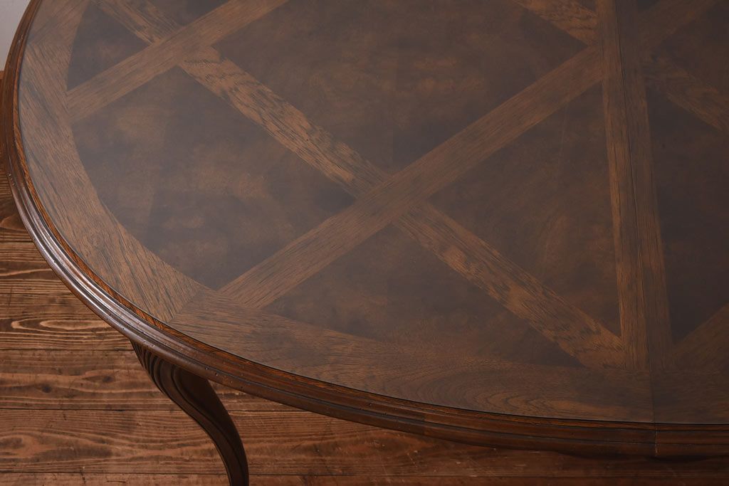 中古　DREXEL HERITAGE(ドレクセルヘリテイジ)　old continent(オールドコンチネント)　ダイニングテーブル(定価約98万円)