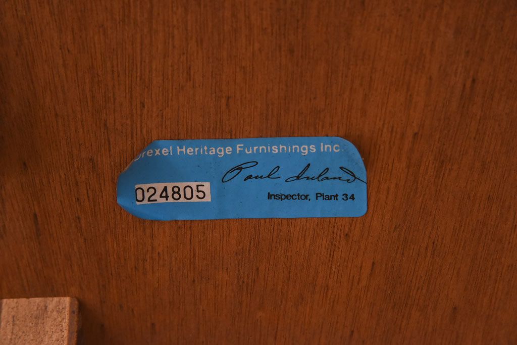 中古　DREXEL HERITAGE(ドレクセルヘリテイジ)　old continent(オールドコンチネント)　ダイニングテーブル(定価約98万円)