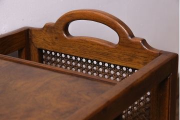 アンティーク雑貨　中古　DREXEL HERITAGE(ドレクセルヘリテイジ)　Et Cetera(エトセトラ)　マガジンラック(定価約14万円)(1)