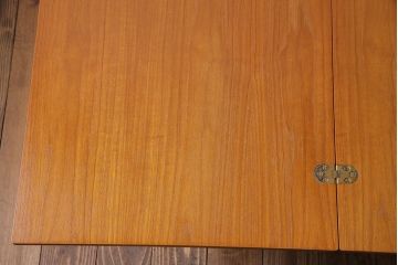 ヴィンテージ家具　北欧ビンテージ　チーク材　レア品!天板拡張式のネストテーブル(エクステンションテーブル、センターテーブル、サイドテーブル)