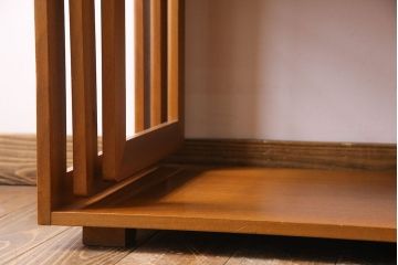 ヴィンテージ家具　北欧ビンテージ　チーク材　レア品!天板拡張式のネストテーブル(エクステンションテーブル、センターテーブル、サイドテーブル)