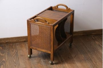 中古　DREXEL HERITAGE(ドレクセルヘリテイジ)　Et Cetera(エトセトラ)　マガジンラック(定価約14万円)(2)