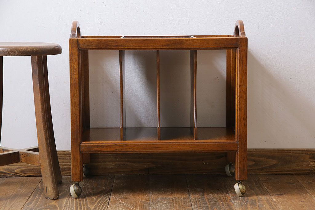 中古　DREXEL HERITAGE(ドレクセルヘリテイジ)　Et Cetera(エトセトラ)　マガジンラック(定価約14万円)(2)