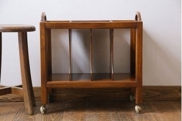 中古　DREXEL HERITAGE(ドレクセルヘリテイジ)　Et Cetera(エトセトラ)　マガジンラック(定価約14万円)(2)