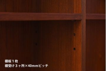 ヴィンテージ家具　北欧ビンテージ　両面収納　チーク材の褐色が美しいワークデスク(オフィスデスク、両袖机、在宅ワーク、在宅用)