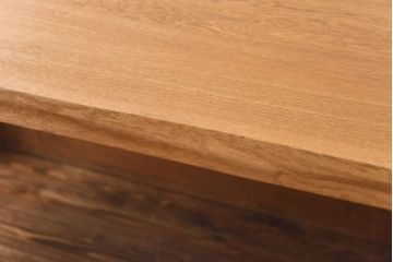 中古美品　家具蔵(KAGURA・カグラ) ナラ材　TEBLE VINTAGE(テーブルビンテージ)2100　ダイニングテーブル(定価約53万円)