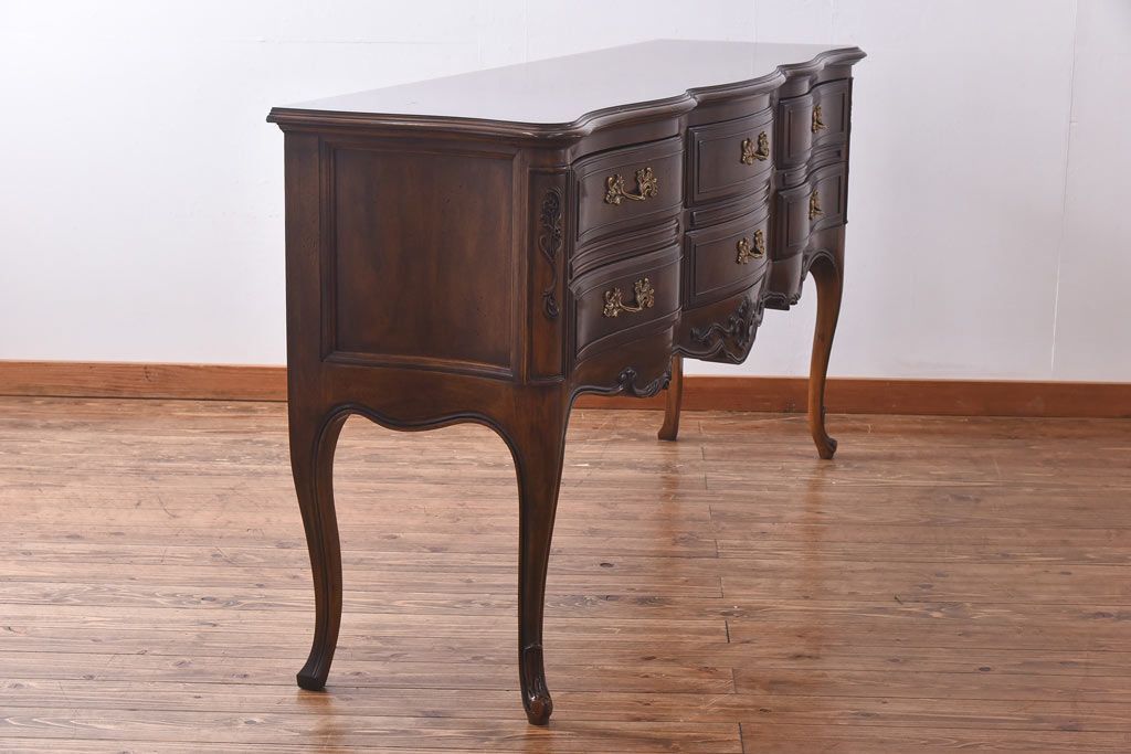 中古　DREXEL HERITAGE(ドレクセルヘリテイジ)　old continent(オールドコンチネント)　ハントボード(サイドボード)(定価約93万円)