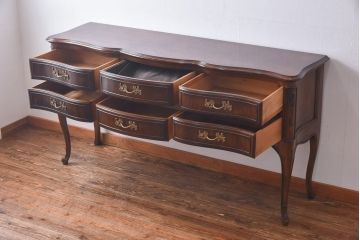 中古　DREXEL HERITAGE(ドレクセルヘリテイジ)　old continent(オールドコンチネント)　ハントボード(サイドボード)(定価約93万円)