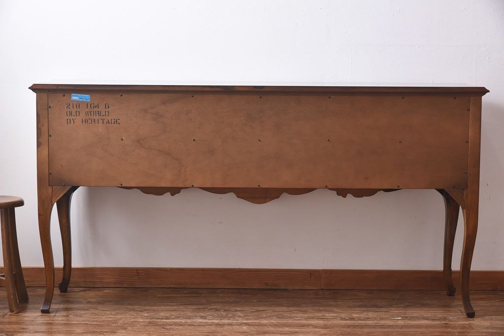 中古　DREXEL HERITAGE(ドレクセルヘリテイジ)　old continent(オールドコンチネント)　ハントボード(サイドボード)(定価約93万円)