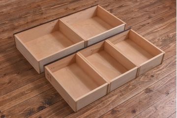 中古　蝦夷民藝　凛とした佇まいが美しいカップボード(食器棚、飾り棚、キャビネット)