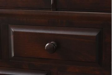 中古　蝦夷民藝　凛とした佇まいが美しいカップボード(食器棚、飾り棚、キャビネット)