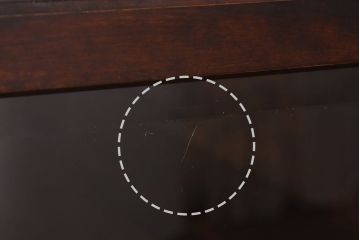 中古　蝦夷民藝　凛とした佇まいが美しいカップボード(食器棚、飾り棚、キャビネット)